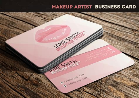 Makeup Artist Business Card ~ Business Card Templates on Creative Market