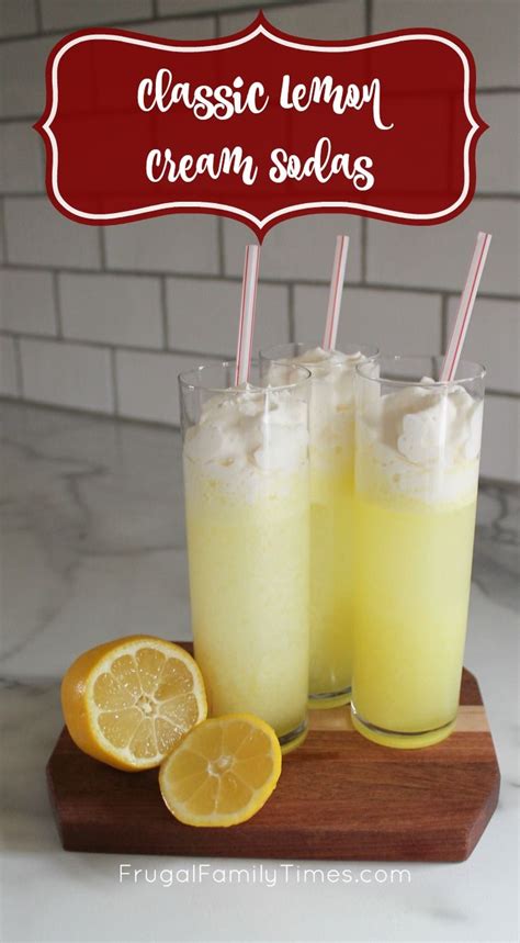 Recipe: Homemade Italian Lemon Cream Sodas | Soda recipe, Lemon drink ...