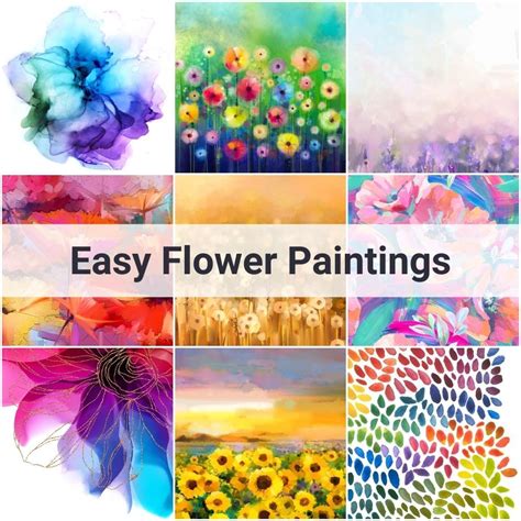 Easy Painting Of Flowers