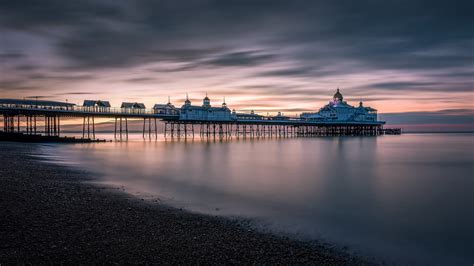 Beach Coast Eastbourne England Pier HD Nature Wallpapers | HD Wallpapers | ID #69780