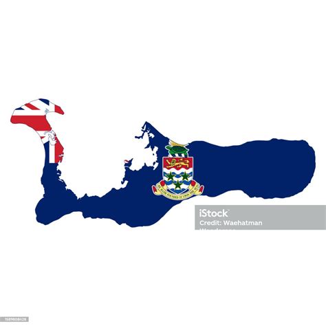 Cayman Islands Map Flag Vector Design Isolated On White Background Stock Illustration - Download ...