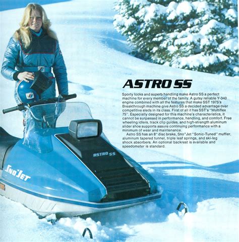 CLASSIC SNOWMOBILES OF THE PAST: 1975 SNO-JET ASTRO SS SNOWMOBILE