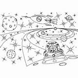 Milky Way Galaxy Coloring Page Pages Sketch Coloring sketch template