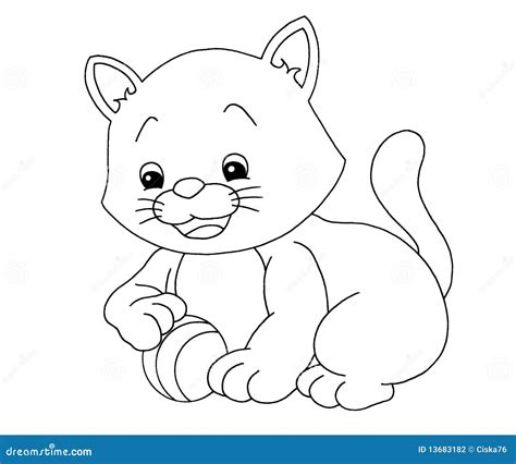 Cat Images Black And White Clipart - Image Of Cat