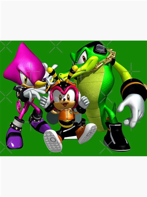 "Sonic Heroes - Team Chaotix" Poster by Joader | Redbubble