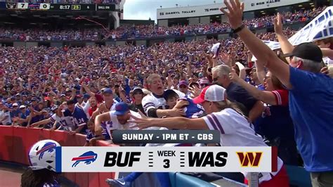 Bills at Washington | Numbers to know + score predictions | Week 3