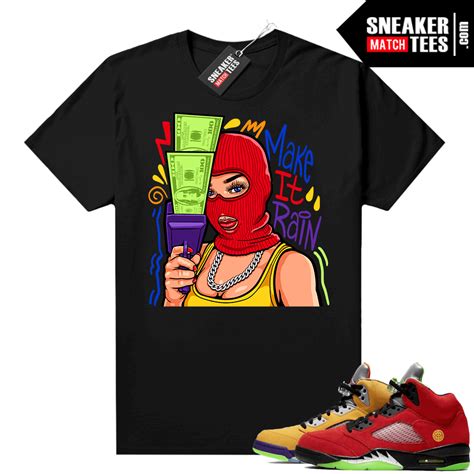 What the 5s matching sneaker outfit | Jordan 5 What the Sneaker Match Clothing