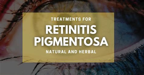 Natural Treatment For Retinitis Pigmentosa - EyesOPT