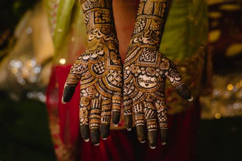 A Bride's Hands with Mehndi · Free Stock Photo