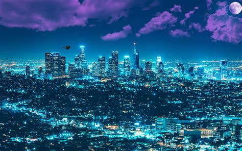 Los Angles Night Cityscape 4K - Free 4k Wallpapers - 40.000+ Free 4k Wallpapers - Pixel4k