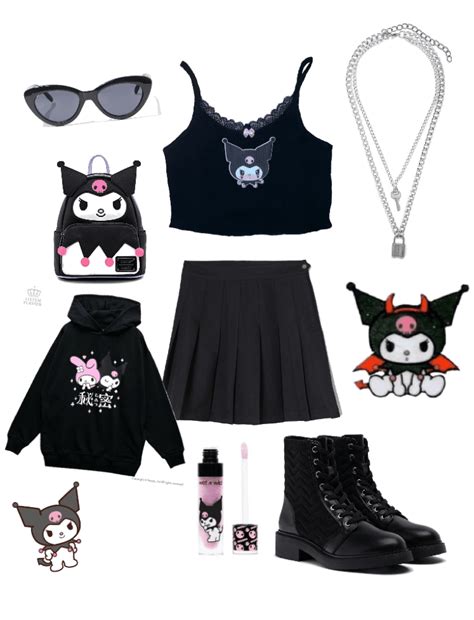 Kuromi Outfit Kuromi Outfit Grunge Outfits Aesthetic Grunge Outfit ...