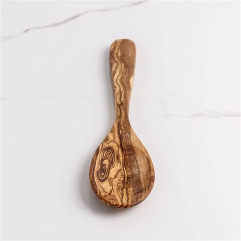 Olive Wood Small Wooden Spoons: Handcrafted Utensils With Rich Grain ...