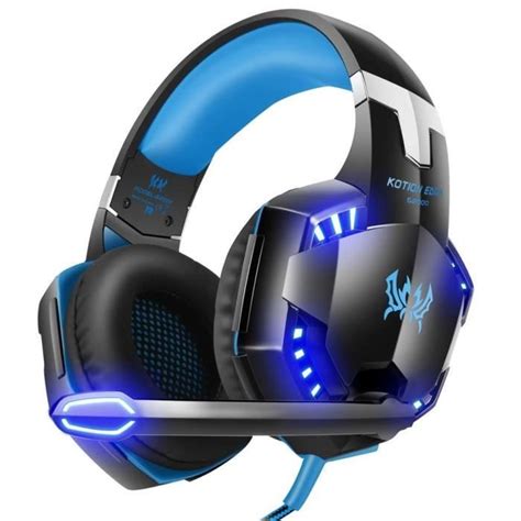 Casque gamer 7.1 pour jeux .casque USB 3.5mm avec micro et LED pour ...