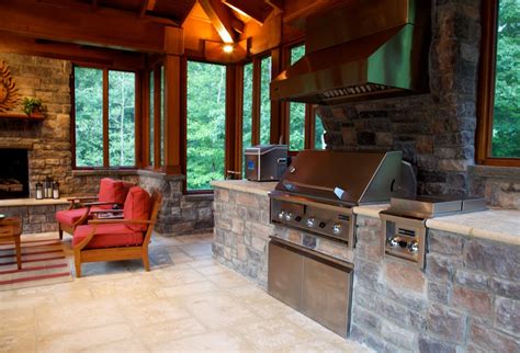 20 Terrific Outdoor Kitchen with Fireplace - Home, Family, Style and ...