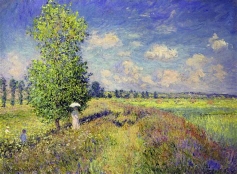 The Summer, Poppy Field - Claude Monet - WikiArt.org - encyclopedia of ...