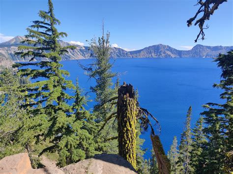 The Gorgeous Blue Crater Lake in Oregon