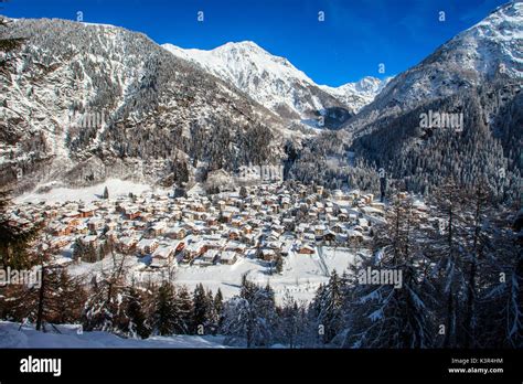 Campodolcino village in winter hi-res stock photography and images - Alamy