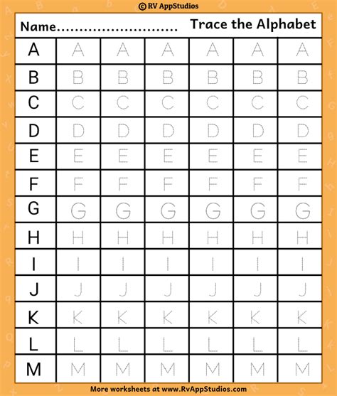 Tracing Capital Letters Worksheet - Printable Word Searches