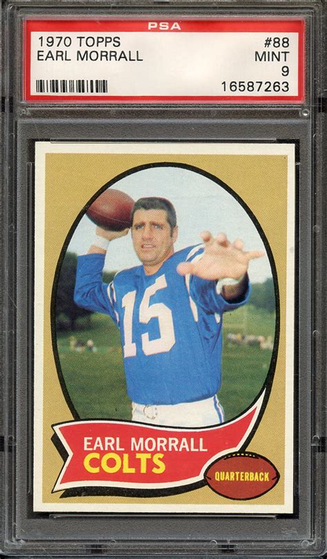 Lot Detail - 1970 TOPPS 88 EARL MORRALL PSA MINT 9