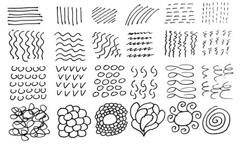 Zentangle exercises for beginners - Dibujos para colorear para niños