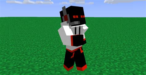 Red Enderman Gamer Minecraft Skin