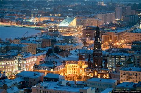 Winter in Kazan – the view from above · Russia Travel Blog