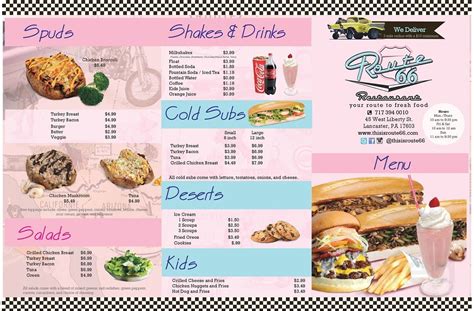 Route 66 Restaurant - Lancaster PA menus in Lancaster, Pennsylvania ...