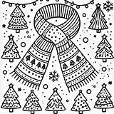 Scarf Coloring Pages To Print  Free Printable sketch template