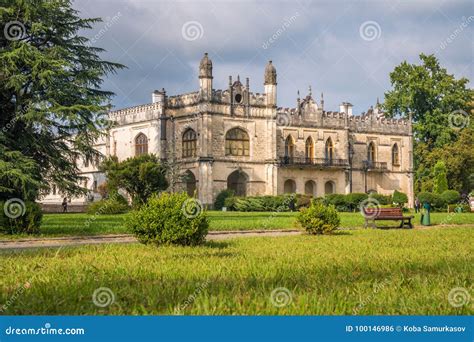 Dadiani Palace Located Inside a Park in Zugdidi, Georgia Stock Photo ...