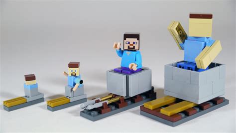 How To Build LEGO Minecraft Minecart & Rails | How to Build Lego Minecarft | Pinterest