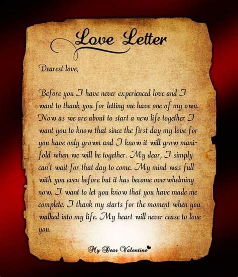 Love Letters for Him, Romantic Letters for Men | Love letter for boyfriend, Writing a love ...