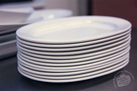 FREE Porcelain Plate Photo, White Porcelain Dishes Picture, Tableware Image, Royalty-Free ...