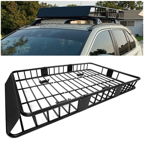 Buy ECOTRIC 64" x 38" x 4'' Universal Roof Rack Cargo Carrier Basket ...