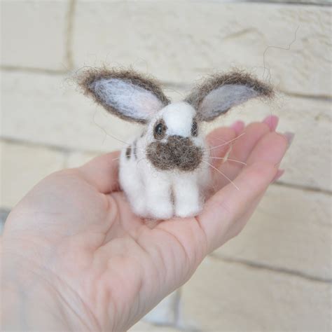 Needle felted animal/Needle felted rabbit/Realistic | Etsy