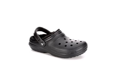 Black Crocs Unisex Classic Lined Clog | Mens | Rack Room Shoes