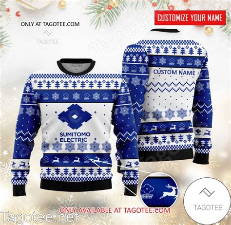 Sumitomo Electric Industries Logo Personalized Ugly Christmas Sweater ...