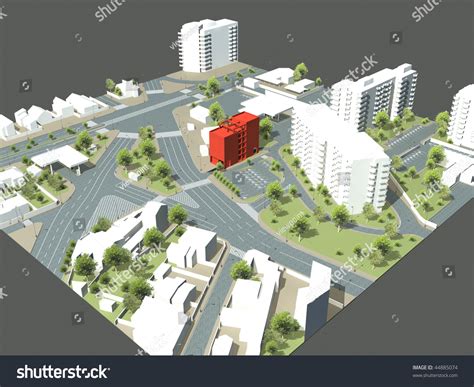 Aerial View Of Medical Center Stock Photo 44885074 : Shutterstock