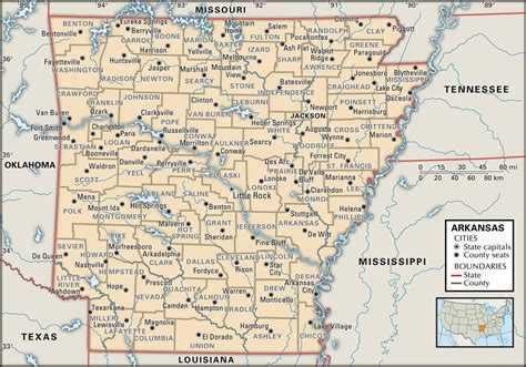 State and County Maps of Arkansas | Map of arkansas, Arkansas county, County map