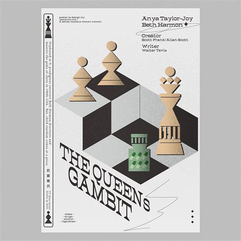 "The Queen's Gambit" Poster Design :: Behance