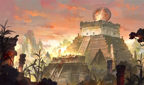 ArtStation - Mayan Civilization, Bigball Gao