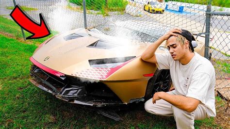 YouTuber's Lamborghini Huracan STO Crashes And It's Easy To See Why