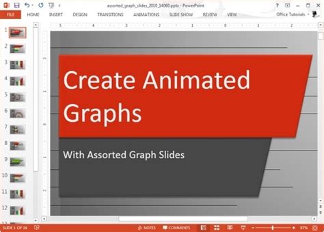 Animated Graph Maker Template For PowerPoint