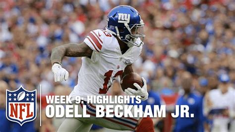 Odell Beckham Jr. Highlights (Week 9) | Giants vs. Buccaneers | NFL - YouTube