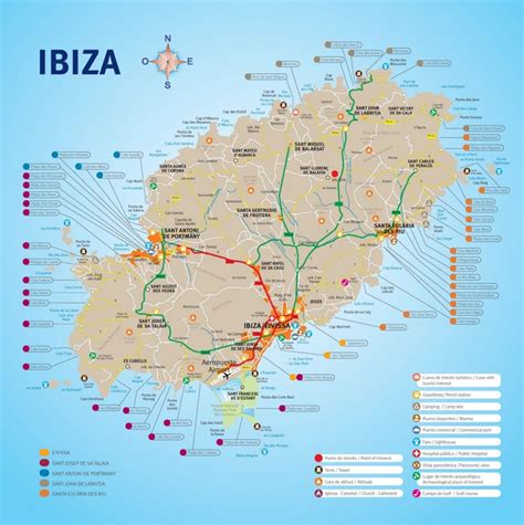 Ibiza resorts map