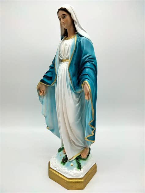 Immaculate Conception Statue in Resin Cm. 35 inches 1377 - Etsy