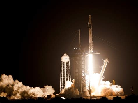 Elon Musk’s SpaceX launches latest crew of astronauts to ISS | Space ...