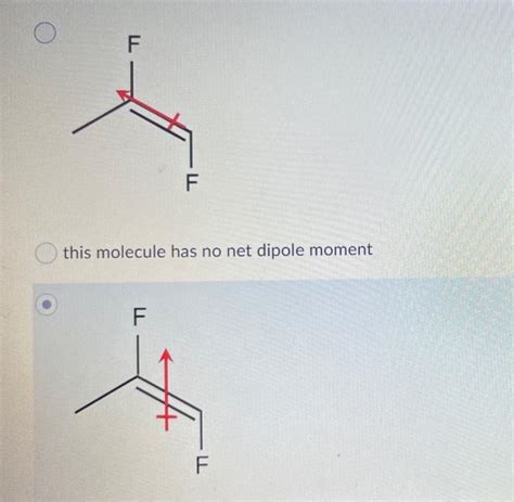 Solved Which dipole vector best represents the dipole for | Chegg.com