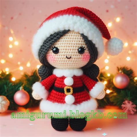 Cute Crochet Santa Doll Amigurumi Free Pattern – Amigurumi