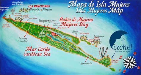 Isla De Mujeres Mexico Map