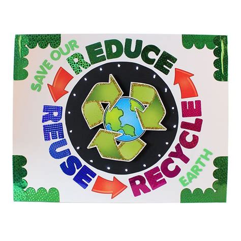 Reduce Reuse Recycle Poster Idea